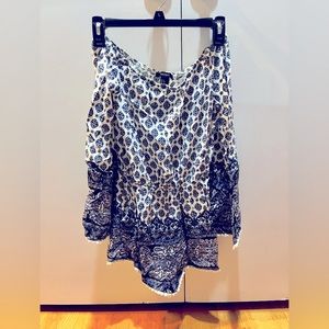 Forever 21 Off-the-Shoulder Romper in S